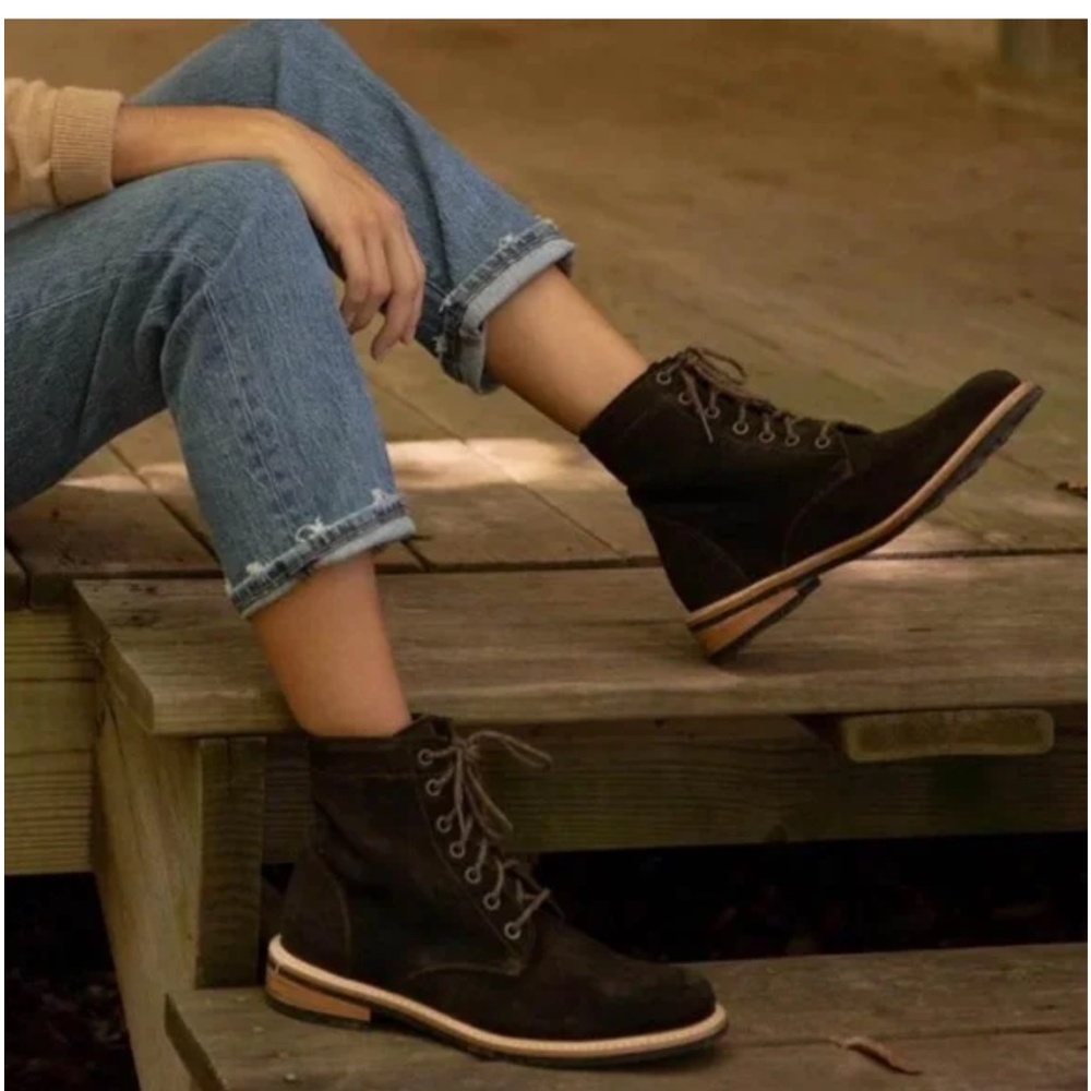 Nisolo Amalia All Weather Boot Dark Olive